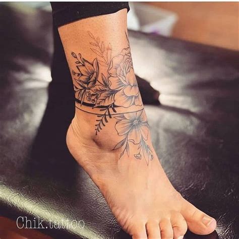 foot and ankle tattoos for females|beautiful ankle tattoo designs.